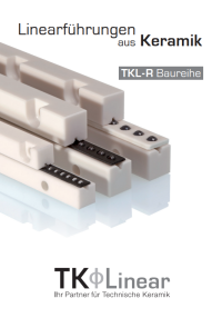 Broschüre Linearführungen aus Keramik
